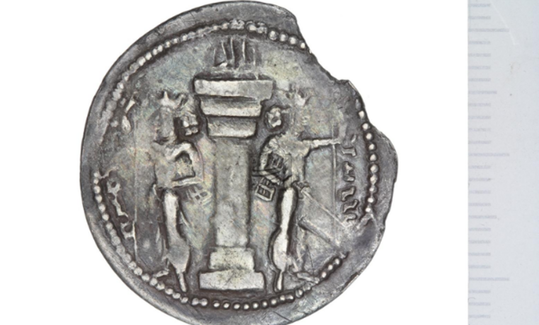 درهم نقره بهرام چهارم ساسانی