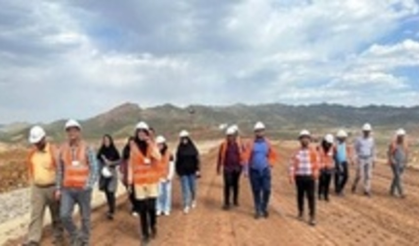 دانشجویان سازمان امور اجتماعی کشور از کارخانه تغلیظ مس و سد درآلو  بازدید کردند